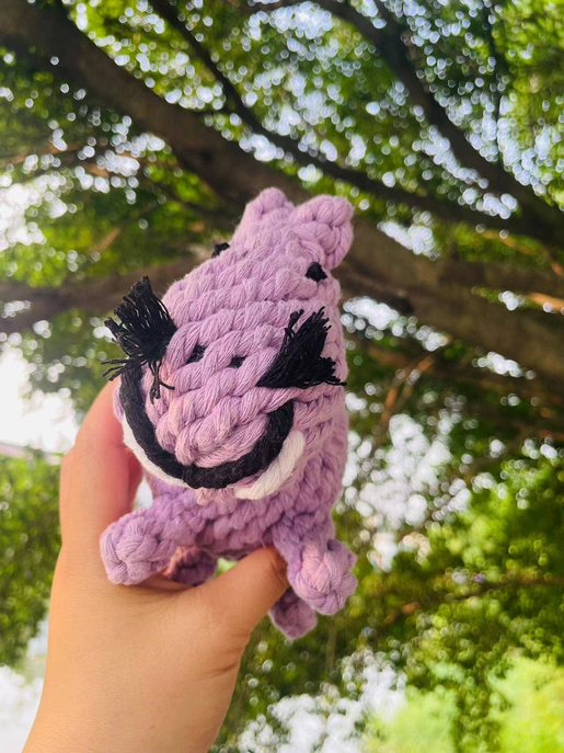 Handmade Sustainable Large Hippo Dog Rope Toys