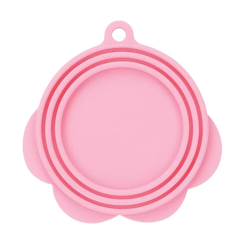 Silicone Canned Lid for Pet Food Canned Sealed Feeders for Puppy Cat Storage Top Cap Reusable Cover Health Pet Daily Supplies
