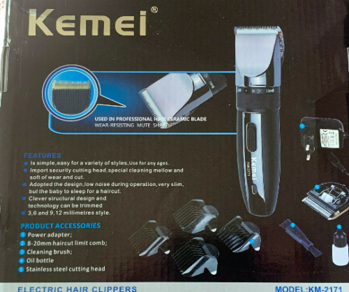 Professional Barber Hair Trimming Cutting Clippers Rechargeable Men's Cordless