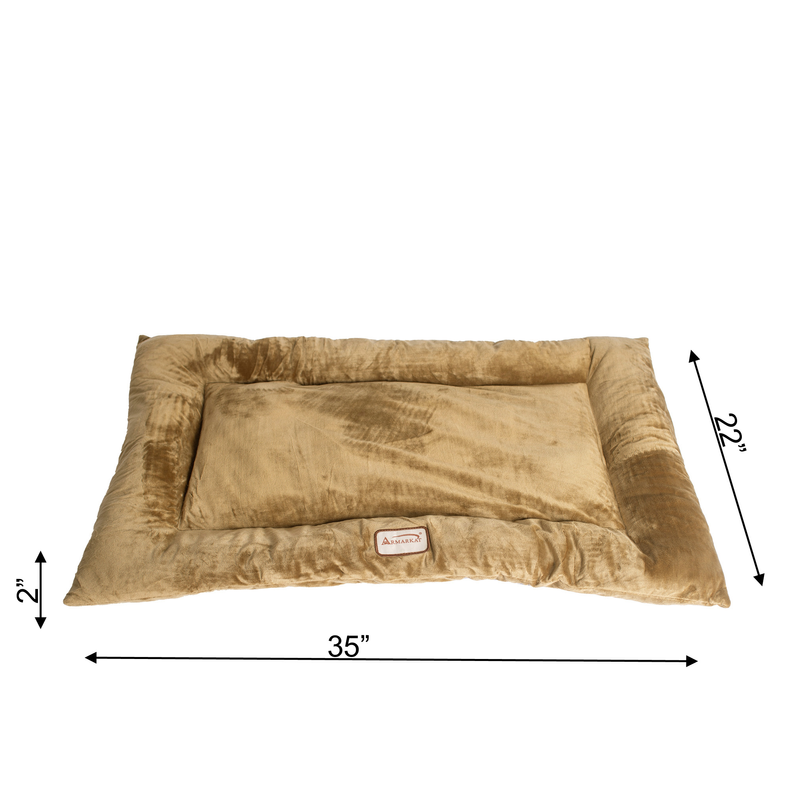 Armarkat Pet Bed Mat, Dog Crate Soft Pad W Poly Fill Cushion
