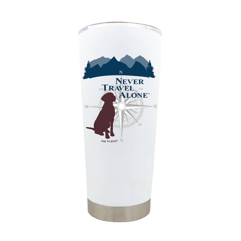 Never Travel Alone Tumbler