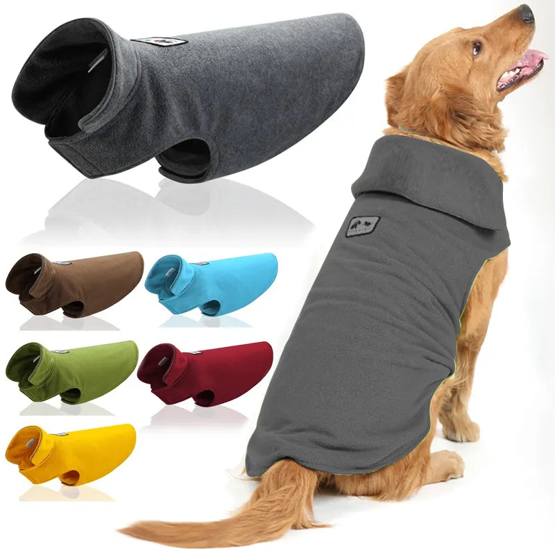 Dog Clothes Reflective Dog Jacket Small Big Dogs Soft Fleece Coats Autumn Winter Warm Dogs Pets Clothing Dropshipping