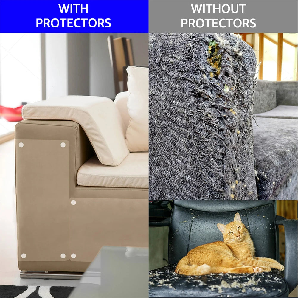 Cat Scraper Durable Sticker Tape Cat Scratching Post Furniture Couch Sofa Protector Anti Cat Scratcher Paw Pads For Claw