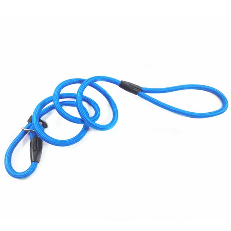 Dog Training Leash Slip Pet Dog Nylon Rope Lead Strap Adjustable Traction Collar For S\M\L\XL