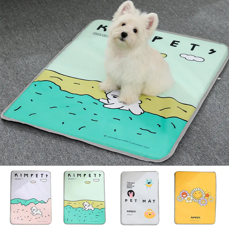 MADDEN Summer Cooling Pet Beds for Dogs Durable Scratch Resistant Waterproof Breathable Cat Mat Pad Sofa Pet Supplies