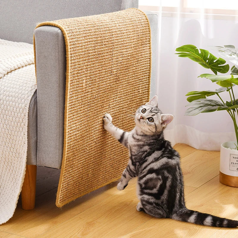 Cat Scratcher Sisal Mat Board Cat Scratch for Sharpen Nails Scraper Cats Tree Cat scratching post Sofa Mats Furniture Protector