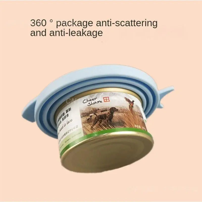 Fresh Seal Lid Anti Scattering 11 * 9cm Long-lasting Silicone Jar Lids Pets Can Be Covered Odor Proof Jar Lid Keep Food Fresh