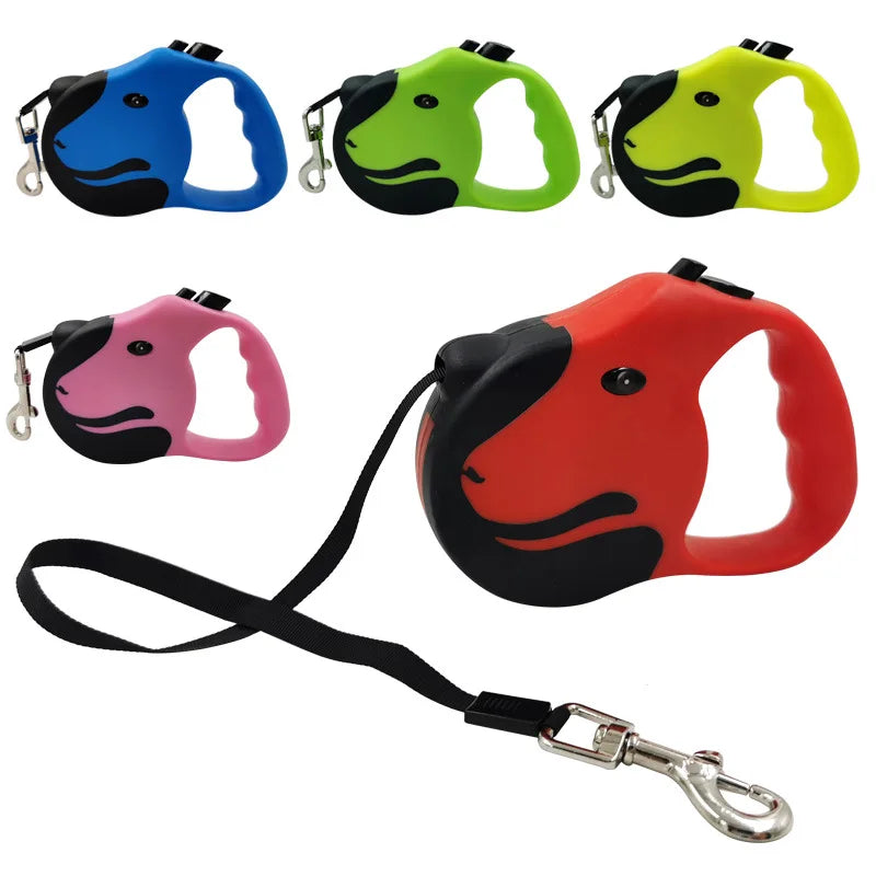 Long Strong Pets Leash For Large Dogs Durable Nylon Retractable Big Dogs Walking Leash Leads Automatic Extending Dogs Leash Rope