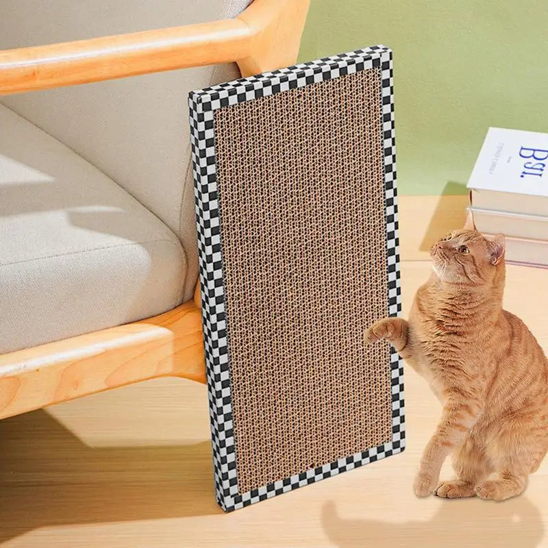 Pet Cat Scratching Board Corrugated Paper Cardboard Pad Grinding Nails Interactive Protecting Furniture Scratcher Pet Supplies