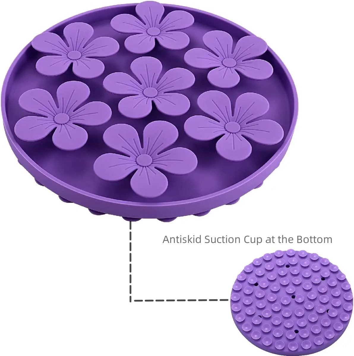 Slow Feeder Dog Bowl Snuffle Mat Lick Pad Anti Gulping Healthy Eating Interactive Bloat Stop Non Slip Pet Bowl for Dogs