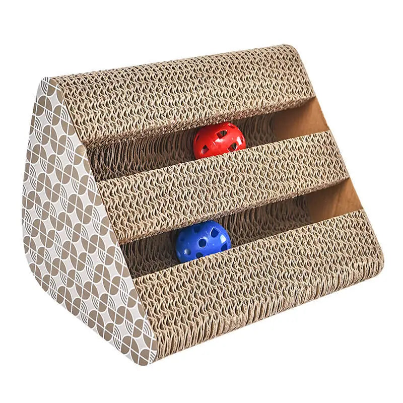 Cat Scratch Board Pad Grinding Nails Interactive Protecting Furniture Cat Toy Corrugated Large Size Catw Scratcher Toy Cardboard