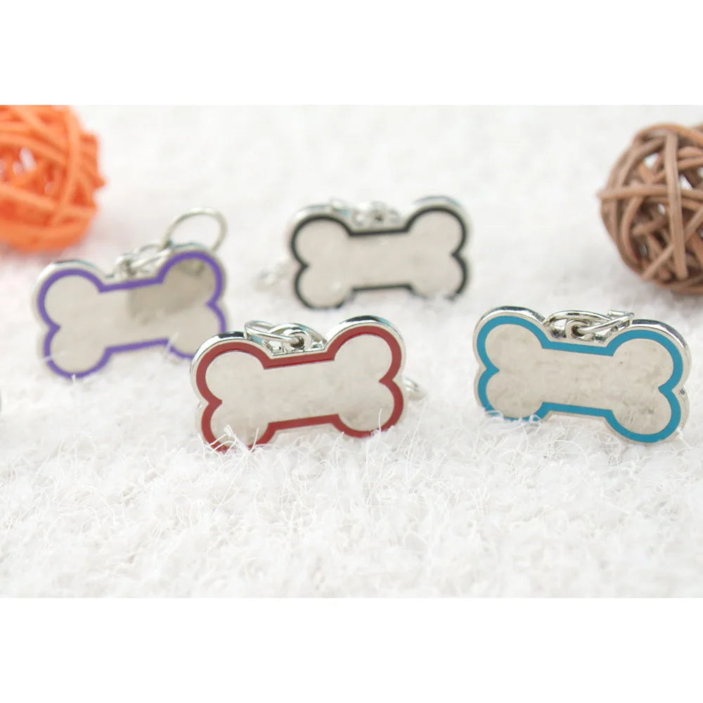 2/1PCS Pet ID Tag for Puppy and Cat Kitten Dogs Collar Accessories Dog Tag Customized Pet Identity Card Pet Supplies