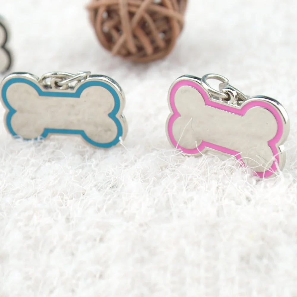 2/1PCS Pet ID Tag for Puppy and Cat Kitten Dogs Collar Accessories Dog Tag Customized Pet Identity Card Pet Supplies