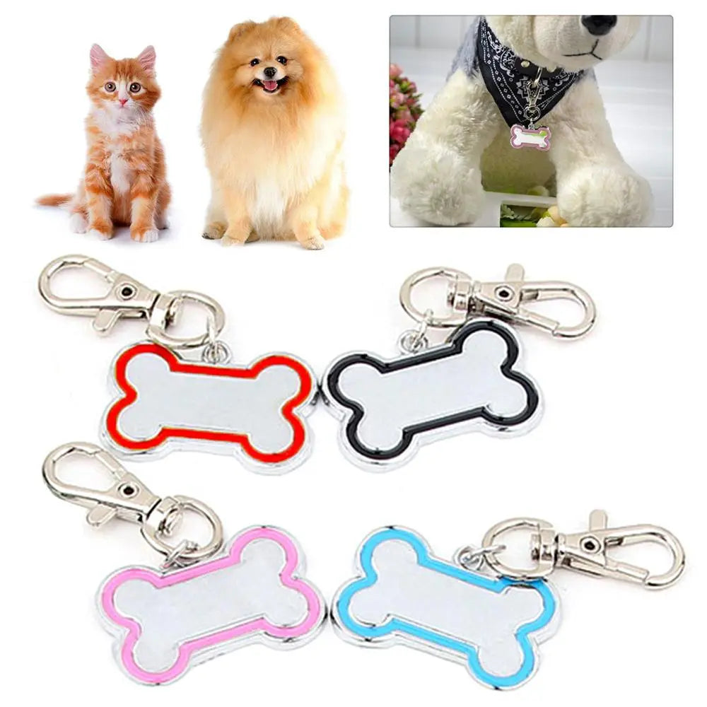 2/1PCS Pet ID Tag for Puppy and Cat Kitten Dogs Collar Accessories Dog Tag Customized Pet Identity Card Pet Supplies