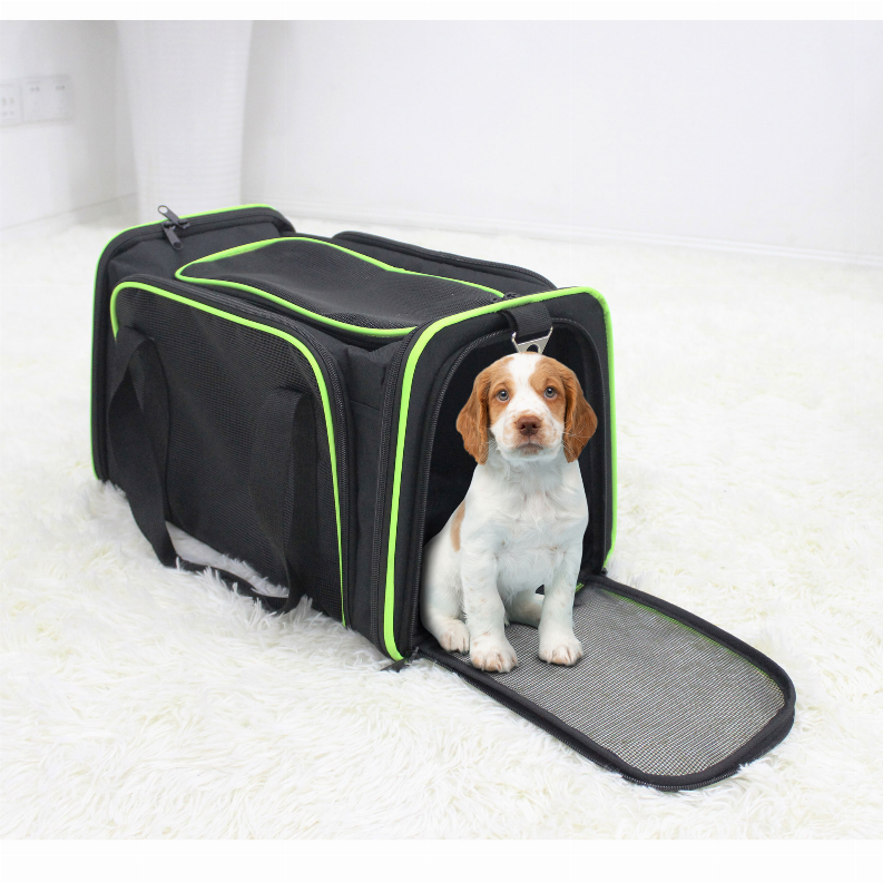 GOOPAWS Soft-Sided Kennel Pet Carrier for Small Dogs, Cats, Puppy, Airline Approved Cat Carriers Dog Carrier Collapsible, Travel Handbag & Car Seat
