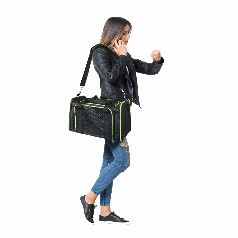 GOOPAWS Soft-Sided Kennel Pet Carrier for Small Dogs, Cats, Puppy, Airline Approved Cat Carriers Dog Carrier Collapsible, Travel Handbag & Car Seat