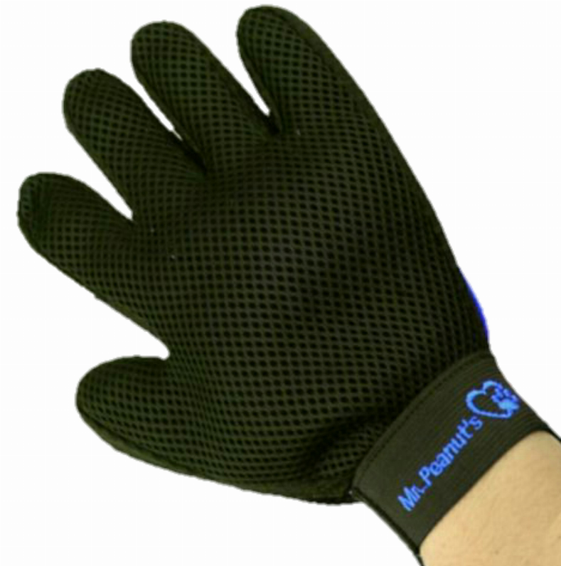 Mr. Peanut's Hand 259 Silicone Pins Pet Grooming Gloves