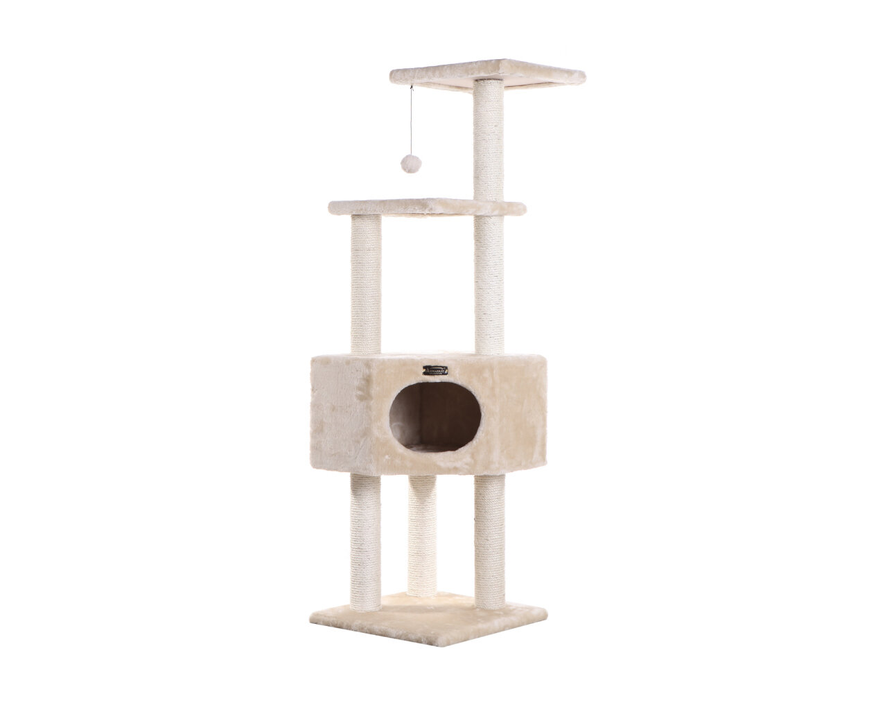 Real Wood 3 Tier Cat Tree, Armarkat Scratch furniture A5201