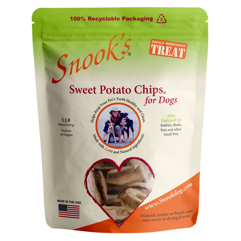 Sweet Potato Dog Chips - Soup bone shaped