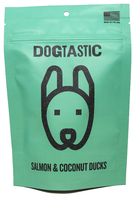 DT Dogtastic Salmon & Coconut Ducks Dog Treats