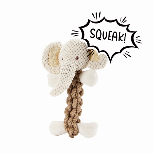 Tough Hemp Elephant Pet Toy