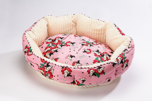 Reversible Round Pet Bed